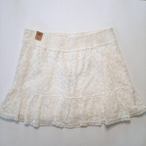 Hollister Lace Ruffle Mini Skirt - Picture 2 of 10